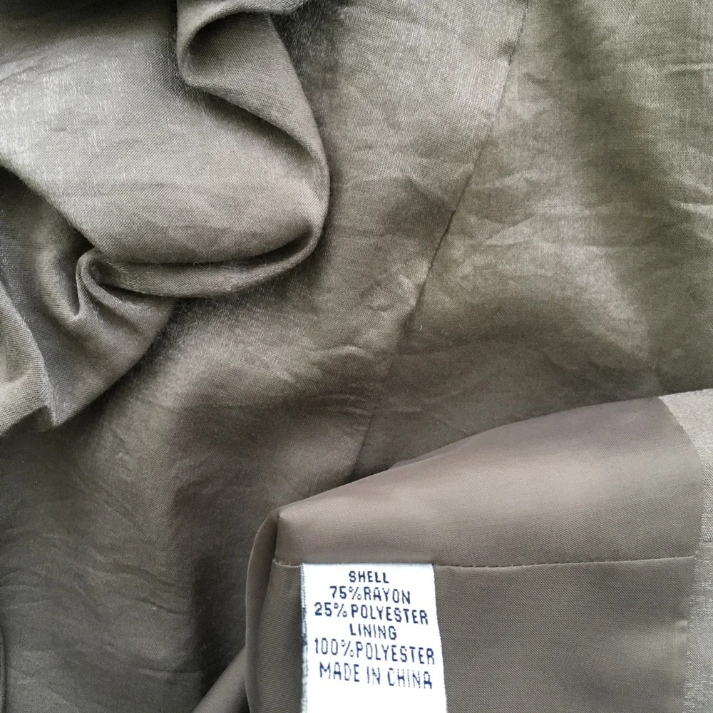 Liliana size 16 gold tan button up jacket - Picture 4 of 4